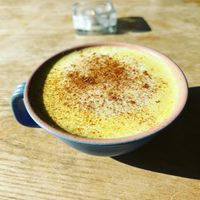 Kurkuma Latte   at Fabrique in Stockholm