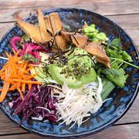 Buddha bowl at Pukū Bistro in Turnov