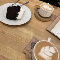 Desert & coffe  at Billy Brunch & Lounge in Barcelona