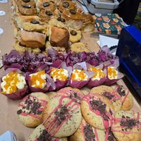 At Veganworld, Hasselt, Kerstbeurs at Zonder Ei Bakkerij in Ghent