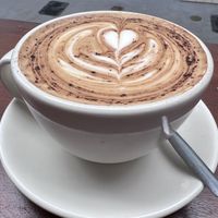 Oat Cappuccino   at Reverends Fine Coffee in Fortitude Valley