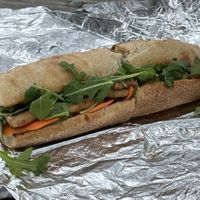 Tofu banh-mi  at The Porch Cafe & Catering in Brattleboro