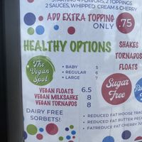 Menu  at Sparta's Shack in Lafayette