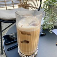 Ice latte  at drei&zwanzig in Karlsruhe