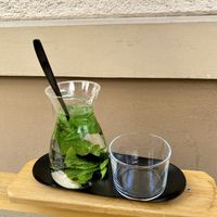 Mint tea  at drei&zwanzig in Karlsruhe