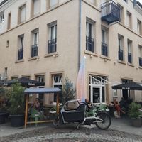 Outside at drei&zwanzig in Karlsruhe