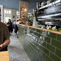 Love the tiles  at drei&zwanzig in Karlsruhe