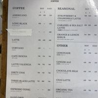 Menu   at Woodberry Coffee - Meguro in Tokyo
