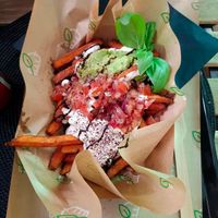 Loaded fries at Kebab Factory in Hvar