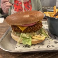 Harlem Fake burger  at Fat Hippo in Birmingham