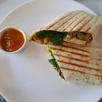 Vegan burriti at Melbourne Street Coffee in Ibiza