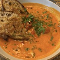 Gochujang Brothy Beans   at Salt of the Earth in Poulton-le-fylde