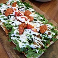 Flatbread "La Tomatina" at Darc-en-Ciel in Seoul