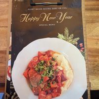 Front page of special menu at Darc-en-Ciel in Seoul