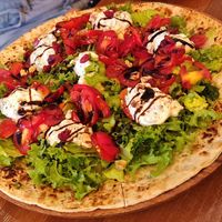 Bread "la Tomatina" with flatbread at Darc-en-Ciel in Seoul
