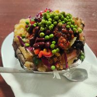 Vegan Kumpir (all vegan ingredients) at Eat Kumpir in Cologne