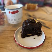 Vg chocolate orange cake   at The Old Post Office in Isle Of Mull