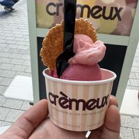 Bloedsinaas en framboos   at Crèmeux in Kortrijk