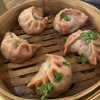 5 vegan momos   at Bodja in Brussels