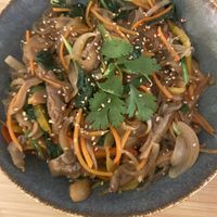 Vegan noodles  at Bodja in Brussels