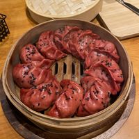Vegan momos  at Bodja in Brussels
