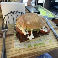 Italian sandwich   at Estallido Vegano in Santiago