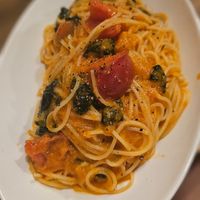 Puttanesca pasta at Lagorto - ラゴルト in Toyako