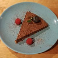 Raw cake  at Tibetan Convention Tea House in Florennes