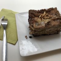 Vegetable Walnut lasagne at Vegan Folie's in Paris