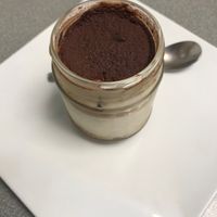 Vegan tiramisu  at Vegan Folie's in Paris