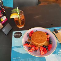 Glutenvrije vegan pancakes at Pancake District in Dordrecht