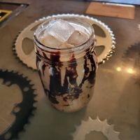 Iced mocha at Rust Is Gold Coffee in Albuquerque