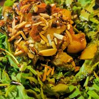 Veggies and rocket salad at Casa do Prego in Lagos