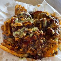 This is the End loaded fries #Veganuary at Twisted Plants in Milwaukee