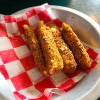 Mozz sticks at Twisted Plants in Milwaukee