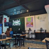 Inside the restaurant at Twisted Plants in Milwaukee