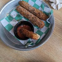 Mozzarella sticks at Twisted Plants in Milwaukee