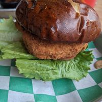 Chicken sandwich at Twisted Plants in Milwaukee