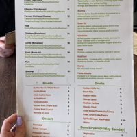 Menu at Cumin N Eat in Allentown