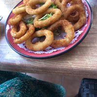 Onion rings  at Marivent in Mallorca