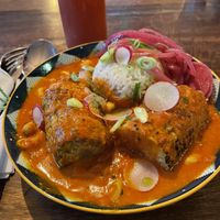 vegan corn on the cob curry  at Turquoise in Wicklow