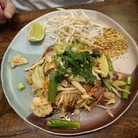 Pad Thai with tofu at Plants of Roselyn in South East London