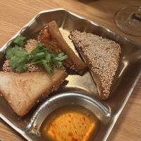 Prawn toastt  at Plants of Roselyn in South East London