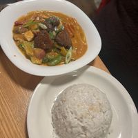 Satay mushroomms  at Plants of Roselyn in South East London