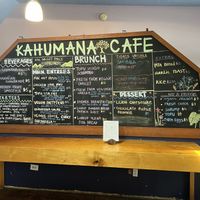 menu  at Kahumana Organic Farm and Cafe in Waianae