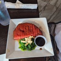 Vegan tuna at C Level Grill in Panama City Beach