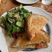 Grilled cheese sandwich  at Rooted 루티드 in Seoul