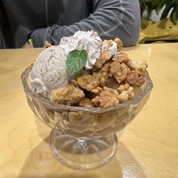 Apple crumble parfait   at Rooted 루티드 in Seoul