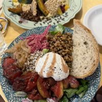 Watermelon tuna salad! Perfect summer dish   at Rooted 루티드 in Seoul