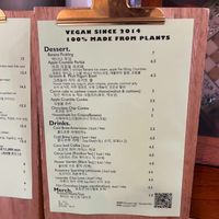 Menu September 2025 at Rooted 루티드 in Seoul